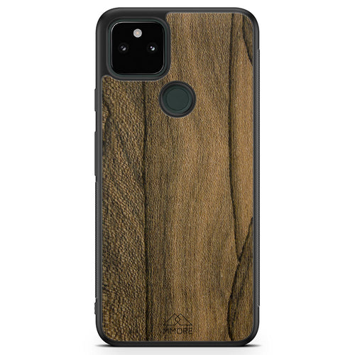 Ziricote rare wood Google Pixel 4A biodegradable eco friendly phone case