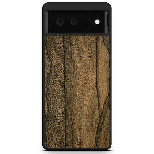 Ziricote rare wood Google Pixel 6 biodegradable eco friendly phone case