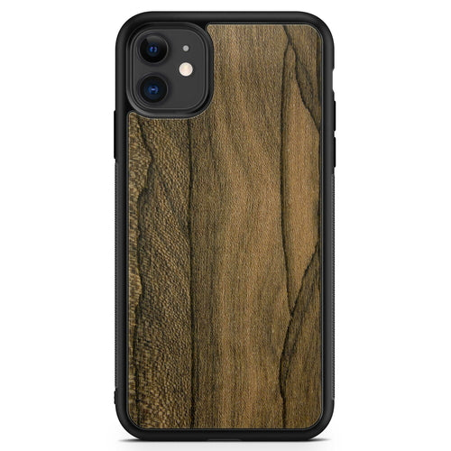 Ziricote rare wood iPhone 11 biodegradable eco friendly phone case