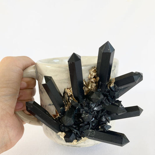 Set of 2 | Personalised Grey Marble Effect Ceramic Big biodegradable eco friendly phone case