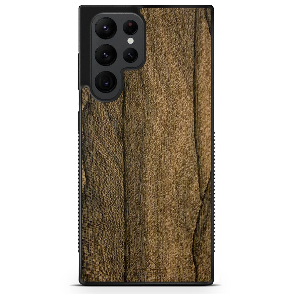 Ziricote rare wood biodegradable eco friendly phone case
