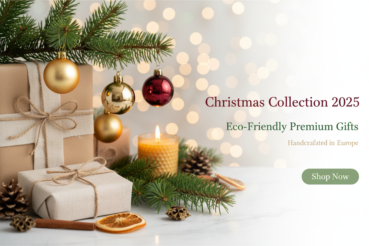 Christmas Hero Banner with Ornaments