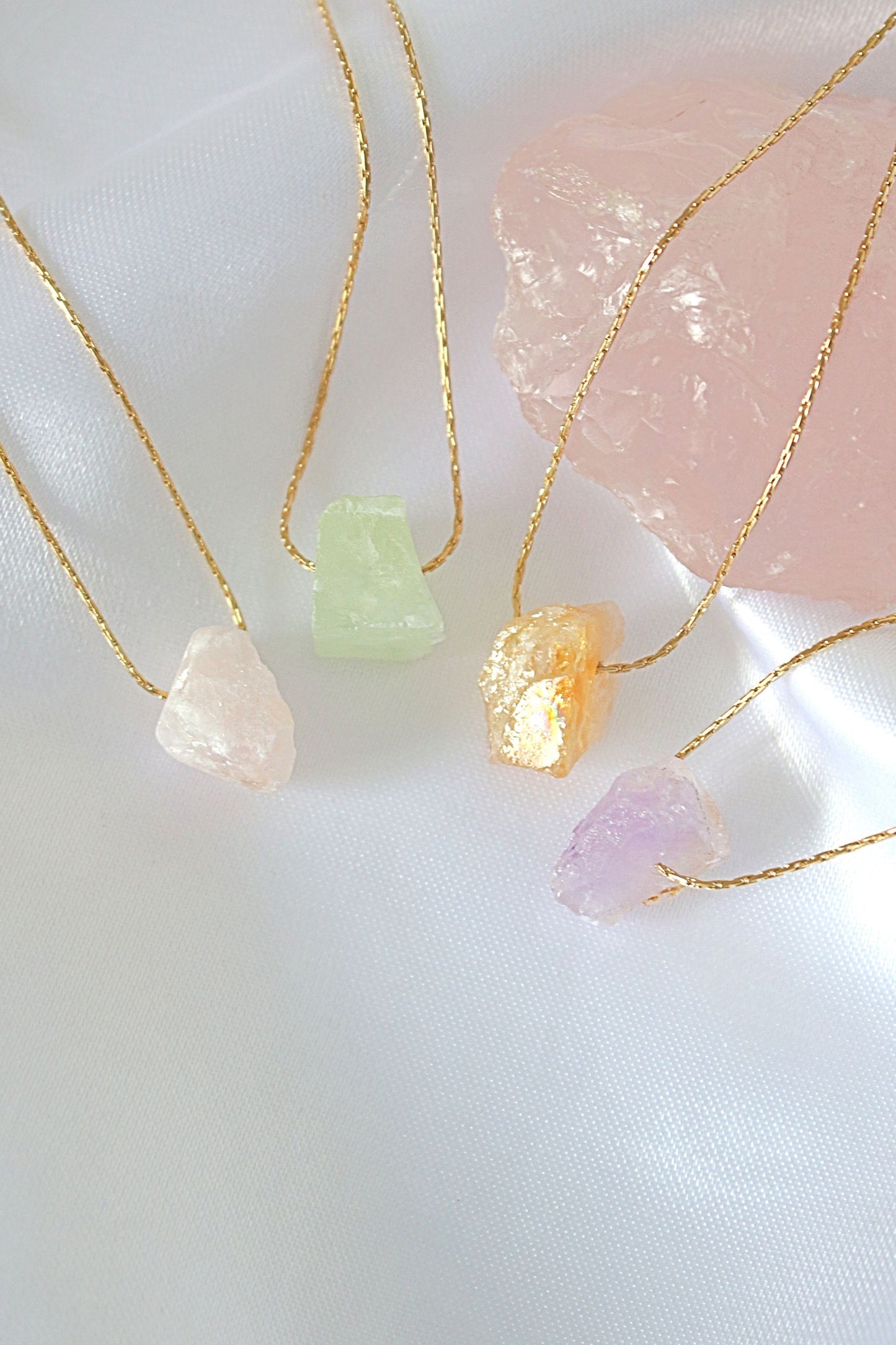 Raw Natural Crystals | 24 Karats Pendant Necklaces biodegradable eco friendly phone case