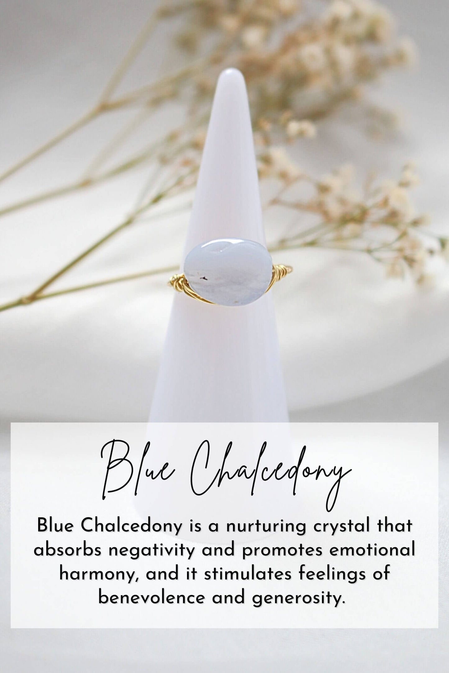 18K Natural Crystals Hand Wired Solitaire Ring biodegradable eco friendly phone case