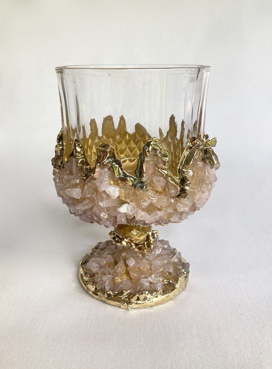 Set of 2 |Crystal Wine Glasses with Gold Plated Rose Quartz biodegradable eco friendly phone case