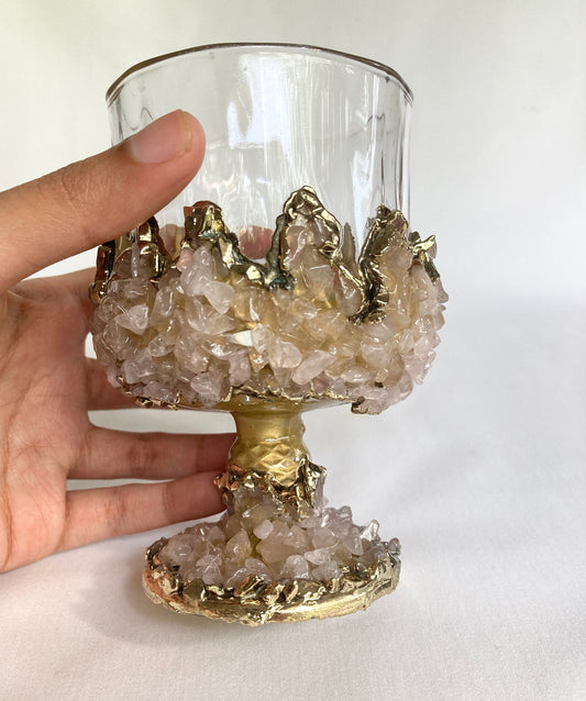Set of 2 |Crystal Wine Glasses with Gold Plated Rose Quartz biodegradable eco friendly phone case